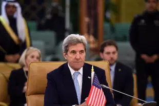 US Secretary of State John Kerry (FAYEZ NURELDINE/AFP/Getty Images)
