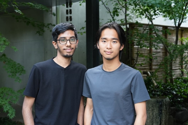 Suhas Sumukh (left) and Kei Hayashi (right), two of the three LocalHost co-founders