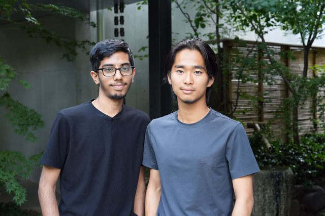 Suhas Sumukh (left) and Kei Hayashi (right), two of the three LocalHost co-founders
