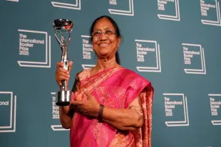 Booker Prize–winning author Banu Mushtaq, invited to inaugurate the Mysuru Dasara festival. (X)