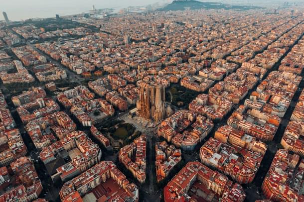 Barcelona's Superblocks. (Photograph: Alamy)