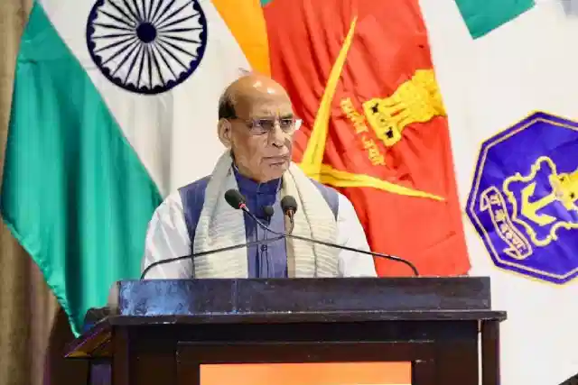 Rajnath Singh at RAN SAMWAD 2025
