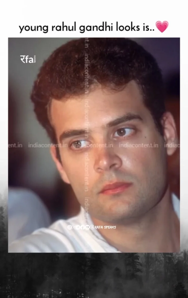 One of the most viral Rahul Gandhi reels on Instagram with 9.6 million views and 670,000 likes. (Credit: Instagram, @rafa.speaks)