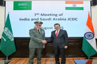 India, Saudi Arabia agree to boost defence ties through joint production and training at seventh JCDC meet. (X)