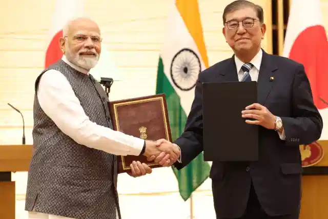 PM Modi and Japanese PM Shigeru Ishiba