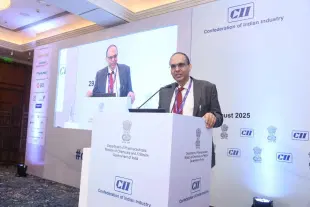Amit Agarwal in CII Summit ( PC -  PIB_INDIA M/o Chemicals & Fertilizer / X (Formerly Known as Twitter)