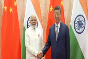 PM Modi with Chinese President Xi Jinping
