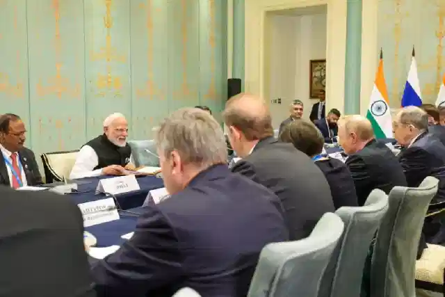 Modi-Putin meet at SCO