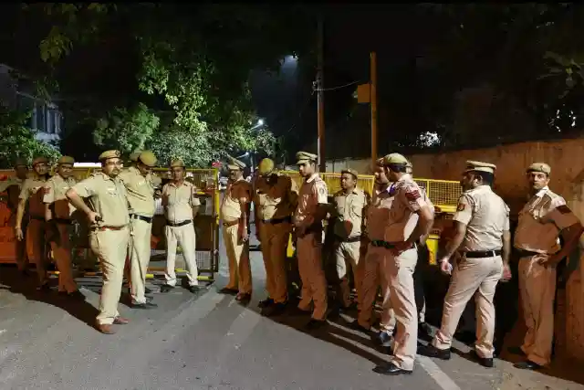 Delhi Police (Photo by Vipin Kumar/Hindustan Times via Getty Images) (Representative Image)