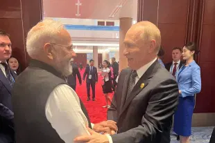 Modi with Putin