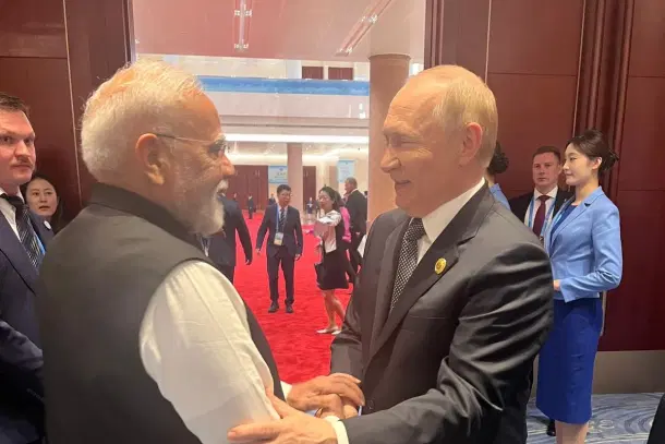 Modi with Putin