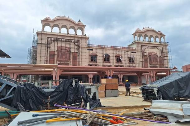 Redevelopment work underway at Jaipur railway station under the Amrit Bharat Station Scheme. (X)