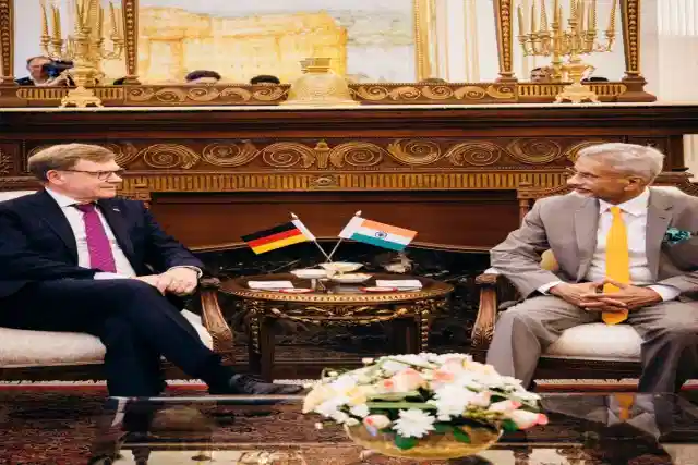 External Affairs Minister S. Jaishankar with German Foreign Minister Johann Wadephul. (X)