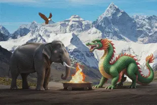 It is in the mutual interests of China and India to engage in comprehensive and fair economic exchanges.