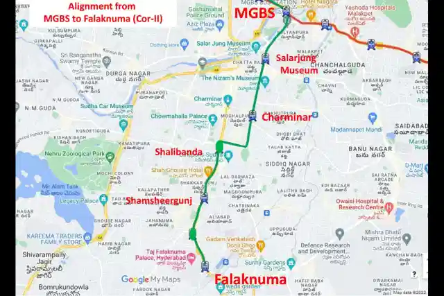 Old Hyderabad Metro Alignment (HMRL)