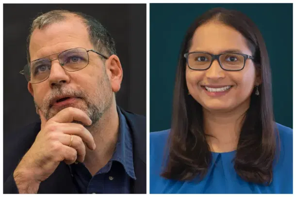 Tyler Cowen (left) leads the Emergent Ventures programme, and Shruti Rajagopalan (right) is India head, at Mercatus Center, George Mason University