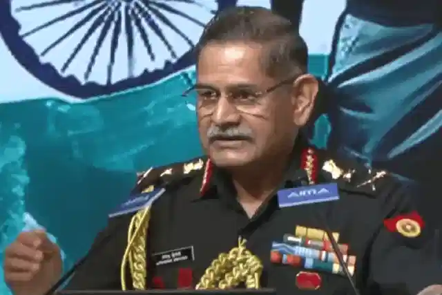 Army Chief Gen Upendra Dwivedi (screenshot)