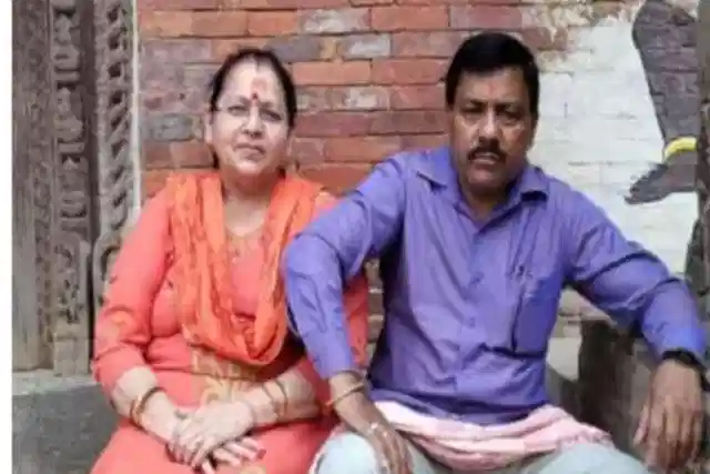 Indian woman Rajesh Gola lost her life while trying to escape a Kathmandu hotel set on fire by protesters, as her husband Ramveer Singh Gola survived with injuries. (X)