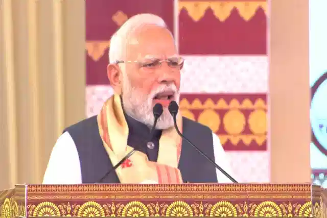 Modi Says Congress Protects Infiltrators, Praises Assam’s Resilience (X)