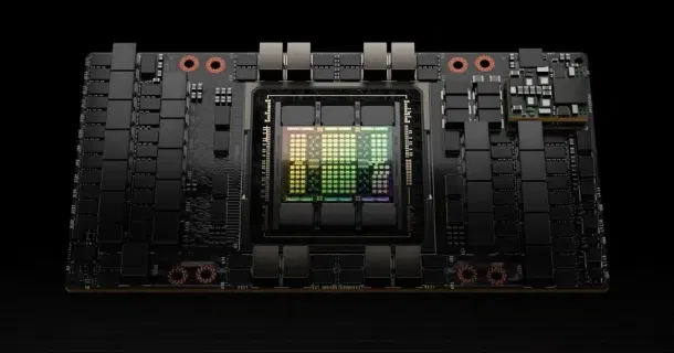 NVIDIA H100 tensor core GPU (Image: NVIDIA)