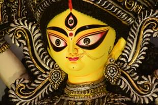 Close up of a Durga idol (Suvam Roy/Pexels)