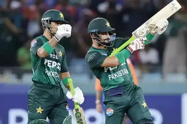 Pakistan cricketer Sahibzada Farhan makes explosive 'Gun-Firing' celebration after scoring a Fifty against India.