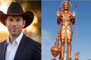 Statue of Union—one of the tallest Hindu monuments in the US. (X)