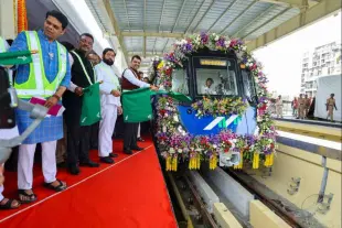 Deputy Chief Minister and MMRDA Chairman Eknath Shinde, Transport Minister Pratap Sarnaik and senior officials were present at the event