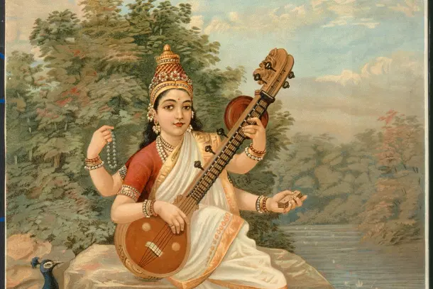 Devi Saraswati by Raja Ravi Varma
