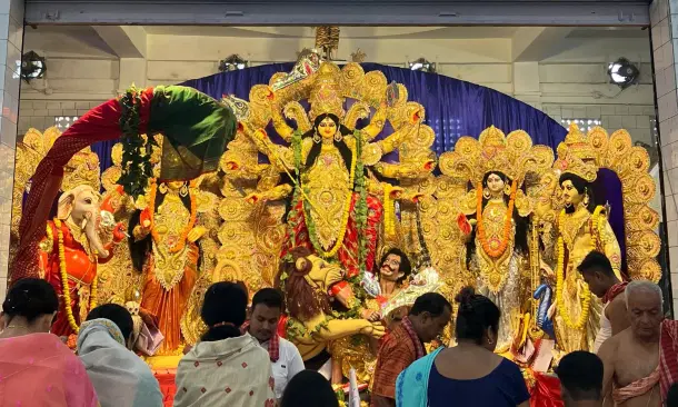 Uzanbazar Barowari Durga Puja, one of the oldest Sharadiya Durga Pujas in Northeast.