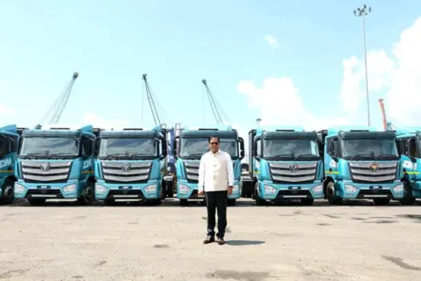 India’s First Fleet of EV Trucks with Swappable Batteries Flagged Off at JNPA