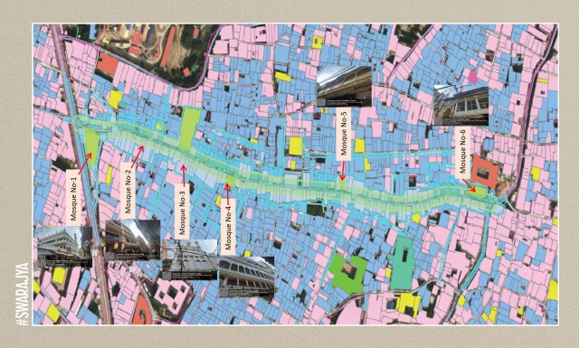 The mosques identified in the widening process. Source: PWD UP
