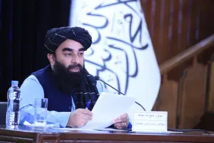 Taliban spokesperson Zabihullah Mujahid (Pic Via X)