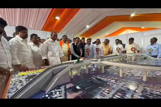 Nitin Gadkari in Puducherry