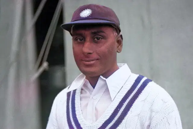 Cotah Ramaswami was a double sports international who represented India in cricket and tennis. (Picture colorised by Swarajya)