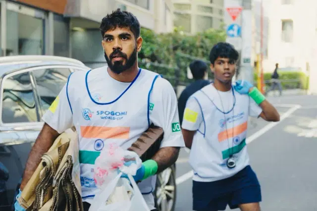 On the streets of Tokyo.