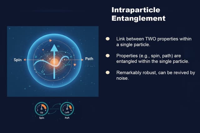 Intraparticle entanglement.