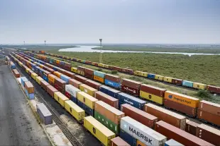 Dedicated Freight Corridors now handle around 300 to 325 freight trains daily.