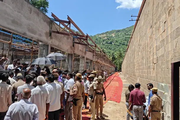 Judges inspecting construction works (TR Ramesh).