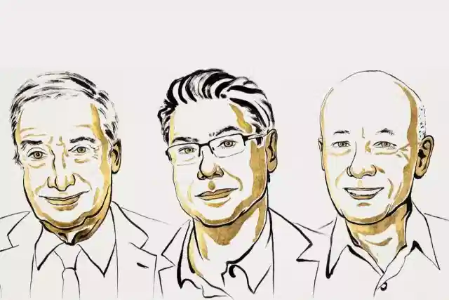 Winners of the Sveriges Riksbank Prize in Economic Sciences in Memory of Alfred Nobel 2025: Joel Mokyr, Philippe Aghion, and Peter Howitt (Left to Right).