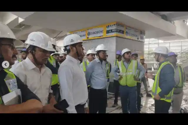 The ceremony was led by S Krishna Chaitanya, Managing Director of MPMRCL (Credit: @officialindoremetro/Instagram)