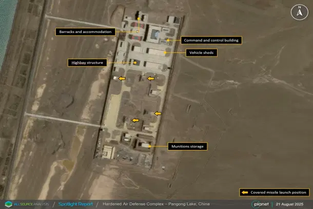 China Expands Military Infrastructure Near Line of Actual Control (Pic Via X/AllSource Analysis)
