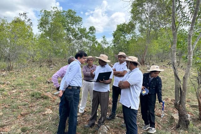 Mineral Deposit Assessment Services using AI to process the data collected.