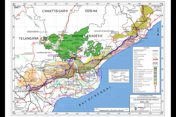 Index Map of Polavaram Irrigation Project ( PPA)