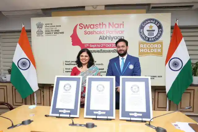 ‘Record-Breaking Milestone’: JP Nadda Hails India’s Global Recognition for Swasth Nari, Sashakt Parivar Abhiyaan (X)