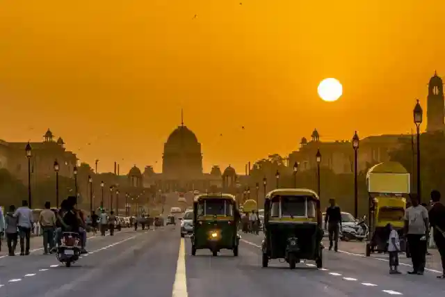 Evening on Kartavya Path leading to Rashtrapati Bhawan in New Delhi. (Representative Image)
