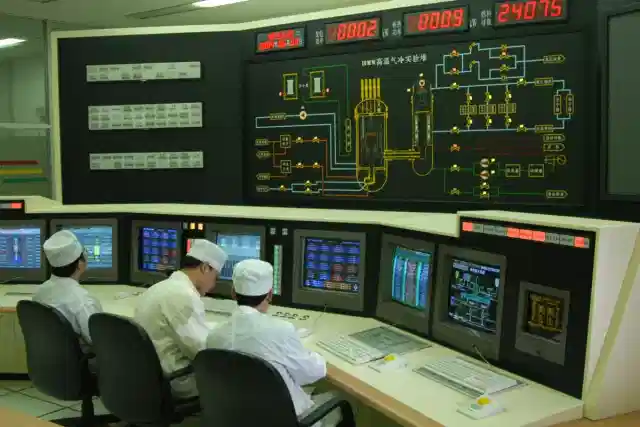 Control room of HTR-10 reactor at Tsinghua University
