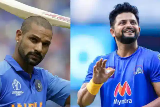 Shikhar Dhawan And Suresh Raina