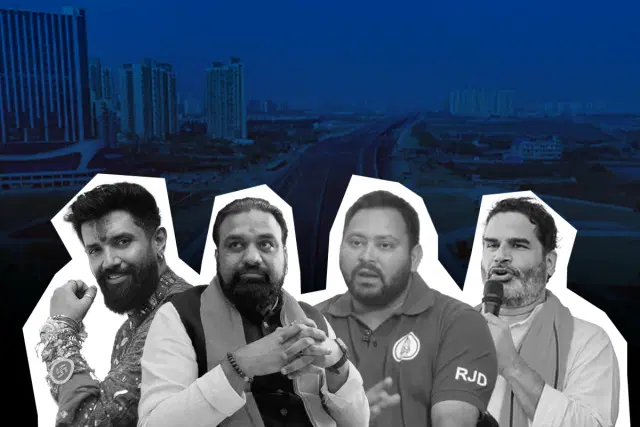 Chirag Paswan, Samrat Chaudhary, Tejashwi Yadav, and Prashant Kishor