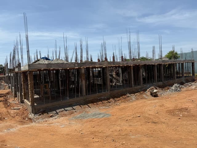 Buildings being constructed on temple land (TR Ramesh).